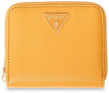 GUESS portemonnee Isobel SLG Zip Around Wallet Amber donkergeel