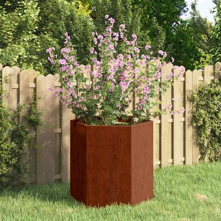 vidaXL - Plantenbak - roestig - 40x40x45 - cm - cortenstaal