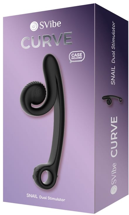 Snail Vibe Snail Vibe Curve Vibrator Zwart