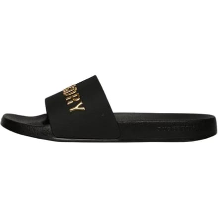 Superdry - Vegan badslippers met logo - Dames - Slippers
