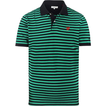 McGregor Pique Stripe Polo Medium Green Größe: S | Poloshirts Outlet | Herren | Grün