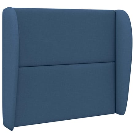 vidaXL - Hoofdbord - oor - Blauw - 80 - x - 23 - x - 6 - cm - Stof
