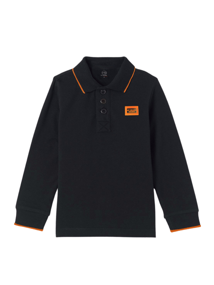 Colorfull Longsleeve Polo | NAVY - NAVY / 10