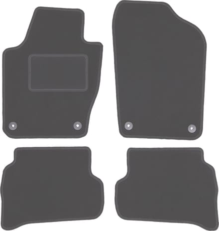 Grafiet automatten voor: Volkswagen Polo V hatchback (2009-2017)