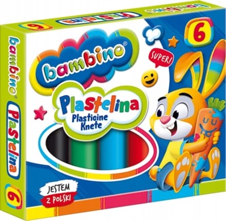 Bambino Serie - Zachte Boetseerklei - 6 Kleuren - Elastaan - Veilige Creaties