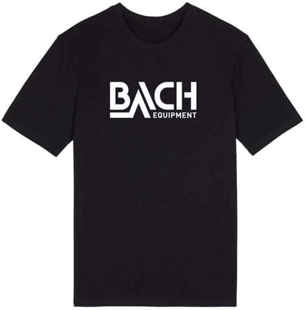 Bach Logo T-shirt Met Korte Mouwen Zwart S Man