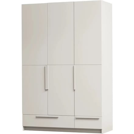 WOOOD Pure 3-deurs Hang/Legkast Splitdeur - Grenen - Dust - 215x142x60
