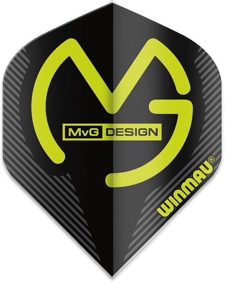 Winmau Michael van Gerwen Standard Black - Dart Flights