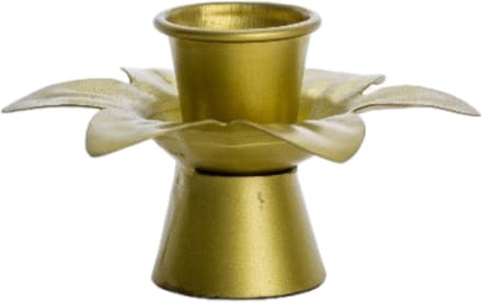 Rustik Lys - Kandelaar 'Iris' - Goud