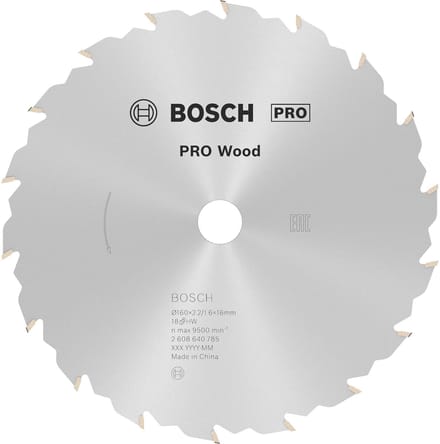 Bosch RUNDSAVKL.SPEEDLINE WOOD 160X16MM 18T