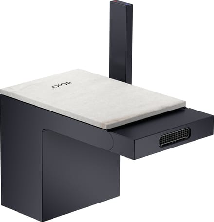 Axor MyEdition - Afdekplaat 120 mm, wit marmer 47911000