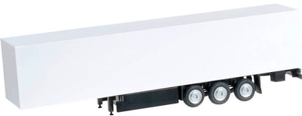 Herpa 084529 TT Aanhanger 2-delige koffer-oplegger met palletbox