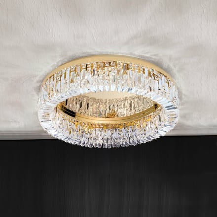 ORION Kristal plafondlamp Ring - 59 cm
