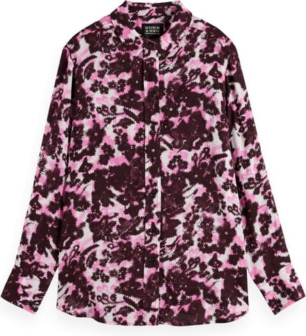 Scotch & Soda VISCOSE PRINTED RELAXED FIT Blouse Dames - Maat 40