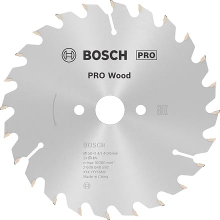 Bosch RUNDSAVKL.OPTILINE 150X2.4X20MM 24T
