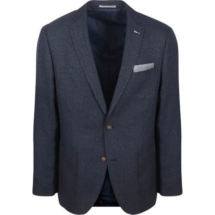 Suitable Colbert Leek Structure Donkerblauw (navy) - Maat 48 - Heren blazer