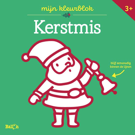 Boek Specials Nederland BV My Color Block Christmas with Thick Lines