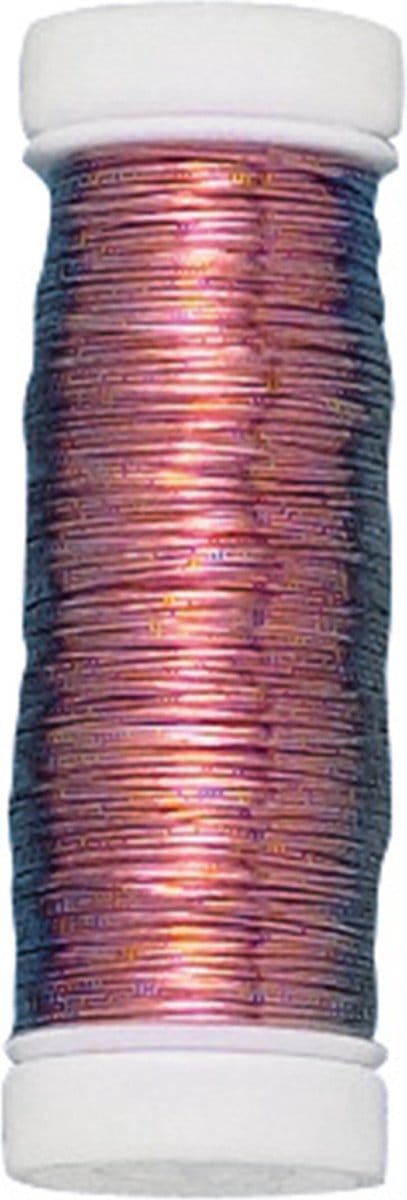 Rayher Bloemendraad of ijzerdraad - koper - 0.4 mm dik - 100 meter snoer - metaaldraad - bindmaterialen