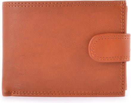 Giuliano lederen herenportemonnee - Camel - Made in Italy