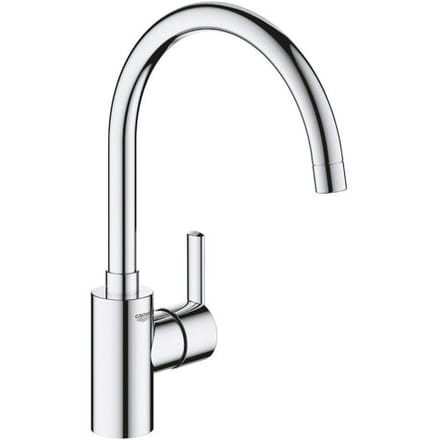 GROHE Feel Keukenkraan - Hoge uitloop - Flexibel 0°/150° draaibereik - Chroom