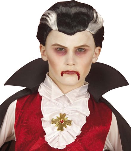 Vampier pruik kind Dracula