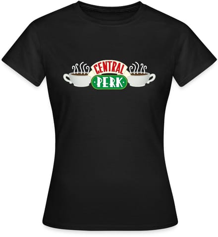 Friends Central Perk Logo T-Shirt Dames