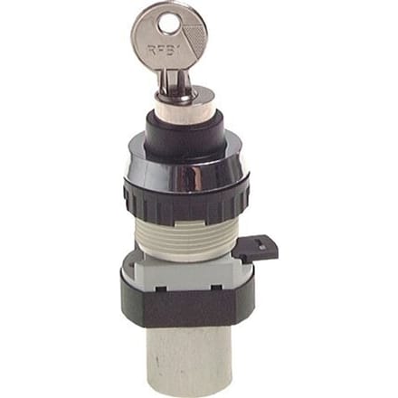 3/2 M5 Sleutelschakelaar Ventiel Zwart 0-12bar/0-168psi 30.5mm Airtec