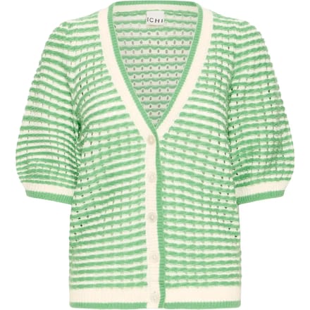 Ichi IHARDINA CA3 Dames Vest - BIRCH W GREENBRIAR STRIPE