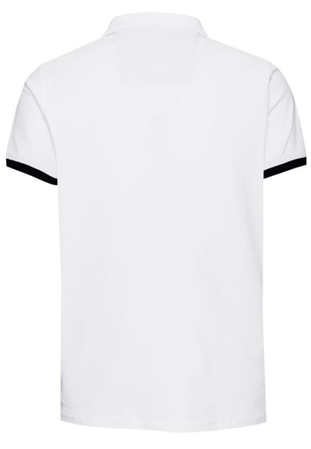 Contrast Polo Piqué Shirt Normale Pasvorm