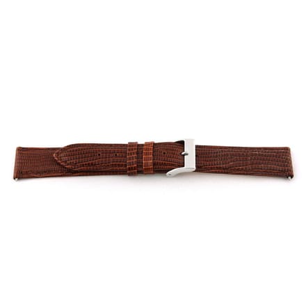 Horlogeband G360 Lizard Bruin Leer 20x18 mm