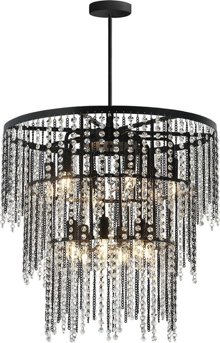 Toolight App1314-Cp Hanglamp Zwart 80X80X120Cm