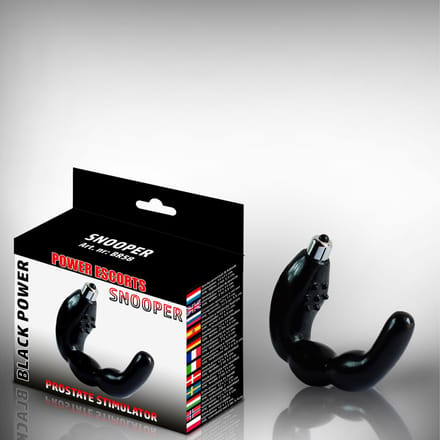 Power Escorts Snooper Prostaat Stimulator - Vibrerend BR58 Zwart