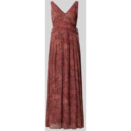 maxi-jurk van pure viscose