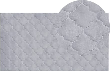 GHARO - Shaggy vloerkleed - Grijs - 80 x 150 cm - Polyester