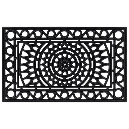 vidaXL - Deurmat - rechthoekig - 45x75 - cm - rubber
