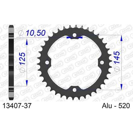 Tandwiel Afam 520 37 dents