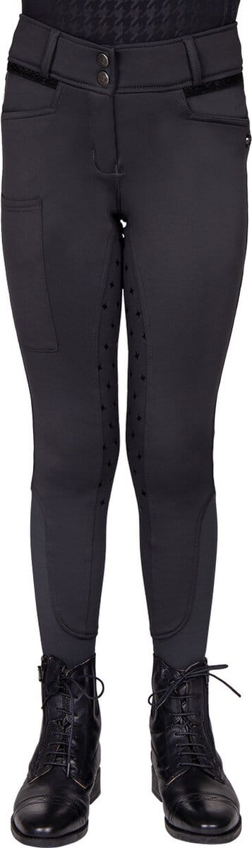 QHP - Rijbroek Fayen Junior Full Grip - Ash - 152