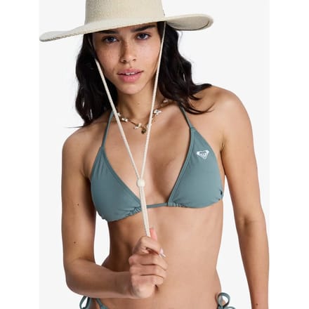 Roxy Essentials Sd Tiki Triangle Bikinitop Groen L Vrouw