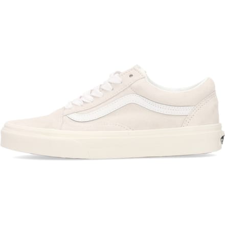 Old Skool Lage Herenschoen Blanc De Blanc van varkenssuede