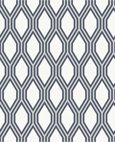 Insignia Diamond Geo wit/blauw 24504