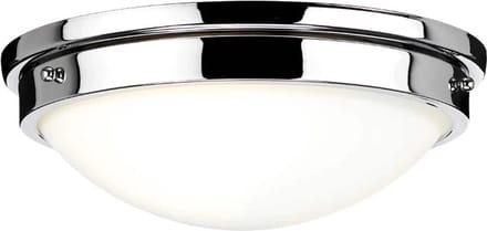 Feiss LED Plafondlamp Gravity | 2X E27 Max 60W | Dimbaar | Polished Chrome