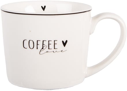 Clayre & Eef Mok 275 ml Wit Porselein Hart