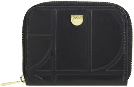 DuDu Up Portemonnee Leer 10 cm - Dames - Horizontaal - black-nude