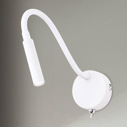 ORION Flexibele LED wandlamp Colin in wit