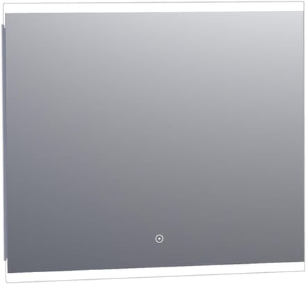 Saniclass spiegel Twinlight 80x70cm met verlichting aluminium