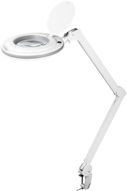 Goobay premium LED loeplamp | 730 lm (dimbaar) | 9W | bureauklem | wit