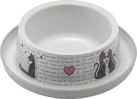 Moderna Trendy Dinner Voerbak - Cats in Love