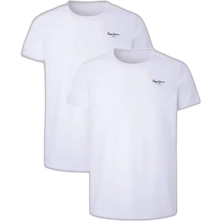 Pepe Jeans Set van 2 basic witte t-shirts