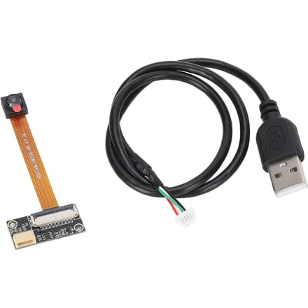 Cameramodule 5MP 68 graden Groothoek USB 2.0 Vaste Focus OV5693 Chip Board Accessoire black