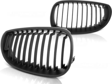 Grill BMW E60/E61 07 03-10 ZWART